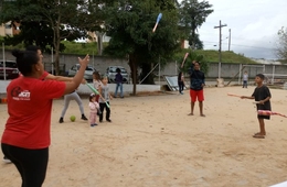 Festa da Família na Escola Marcílio Dias de San Thiago
