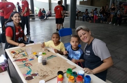 Festa da Família na Escola Marcílio Dias de San Thiago