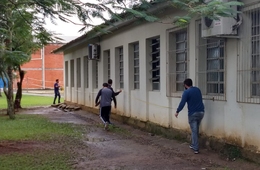 Acadêmicos de Engenharia Civil continuam projeto em escola