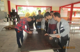 Acadêmicos de Engenharia Civil continuam projeto em escola