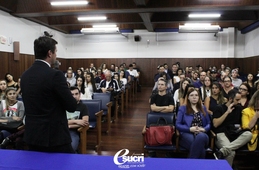 Presidente da OAB/SC Criciúma palestra para acadêmicos de Direito