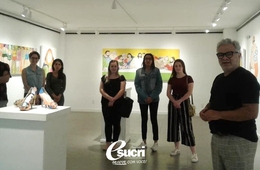 Acadêmicos prestigiam exposição de arte