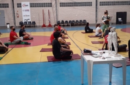 Disciplina do curso de Educação Física da Esucri promove Práticas Complementares de Saúde