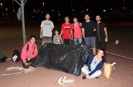 Acadêmicos participam de aula no Parque das Nações