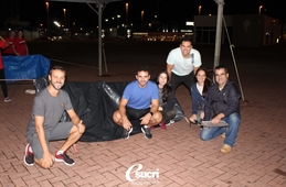 Acadêmicos participam de aula no Parque das Nações